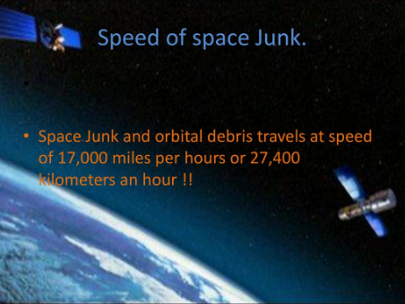 Space junk