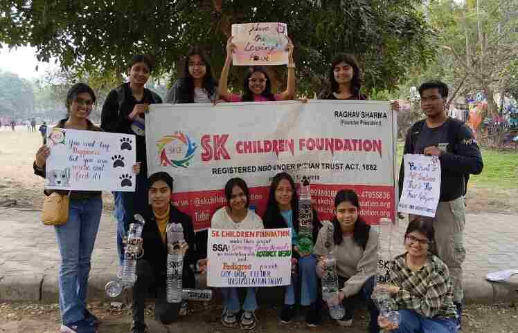 REVOLUTIONIZING PET CARE: SKCF ORGANIZED A DIY DOG FEEDERS DRIVE IN COLLABORATION WITH ROTARACT DPSRU AND PEDIGREE
