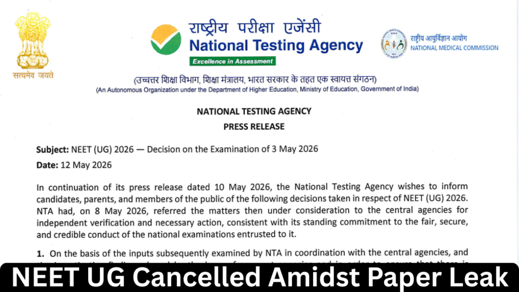 Neet paper leak