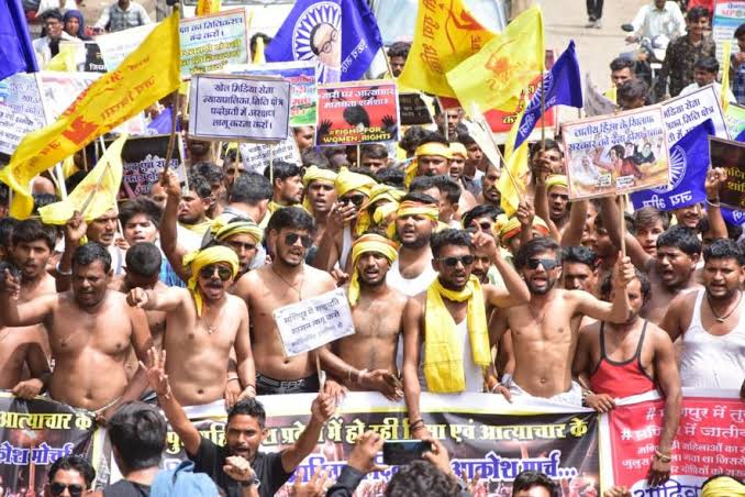 MP Tribal Protest